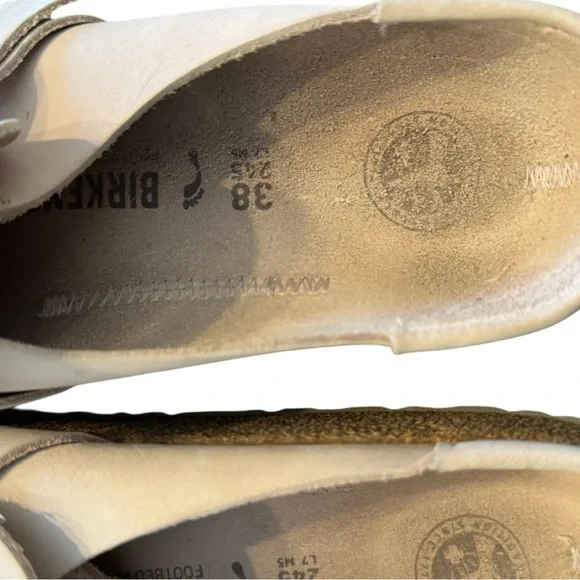 Birkenstock Buckley Pale Pink Mules Size 38 - Picture 3 of 6